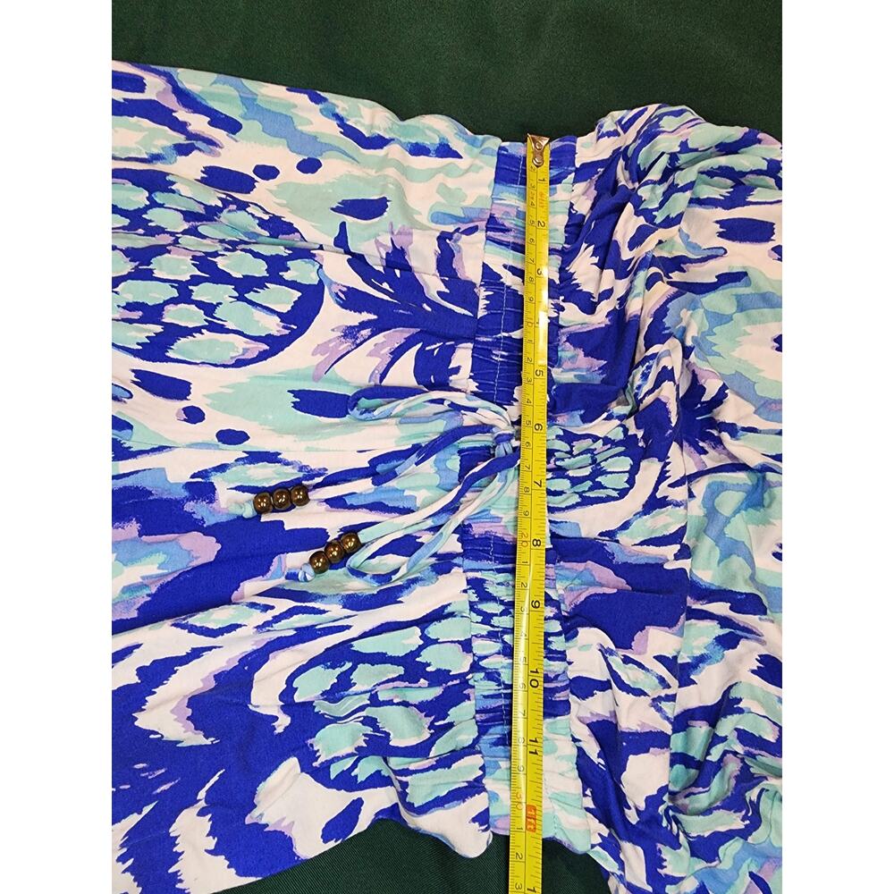 Lilly Pulitzer Women's Jumpsuit XS Blue Multicolor Abstract Print Sleeveless - Picture 7 of 7